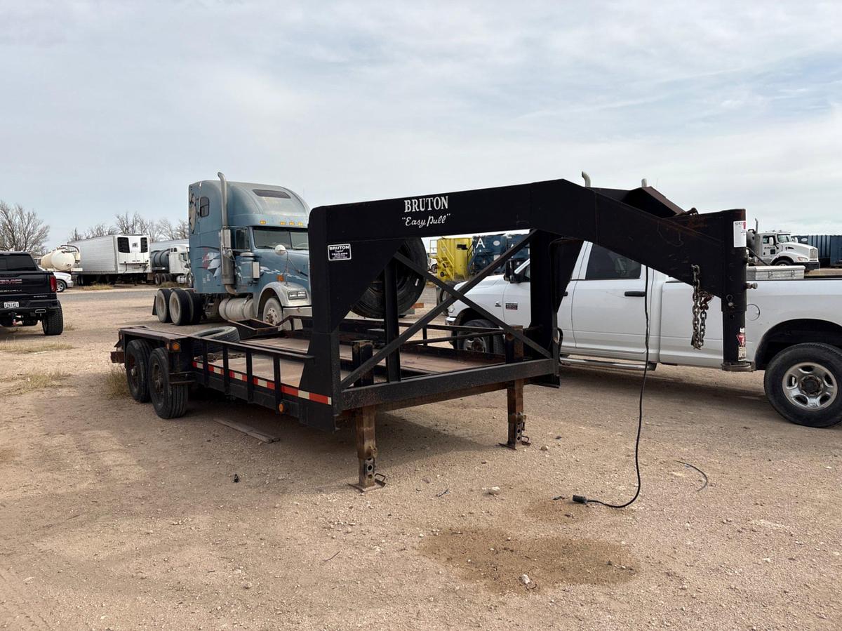 Used 2012 BRUTON EASY PULL 22’ X 90” T/A GOOSENECK CAR HAUL TRAILER