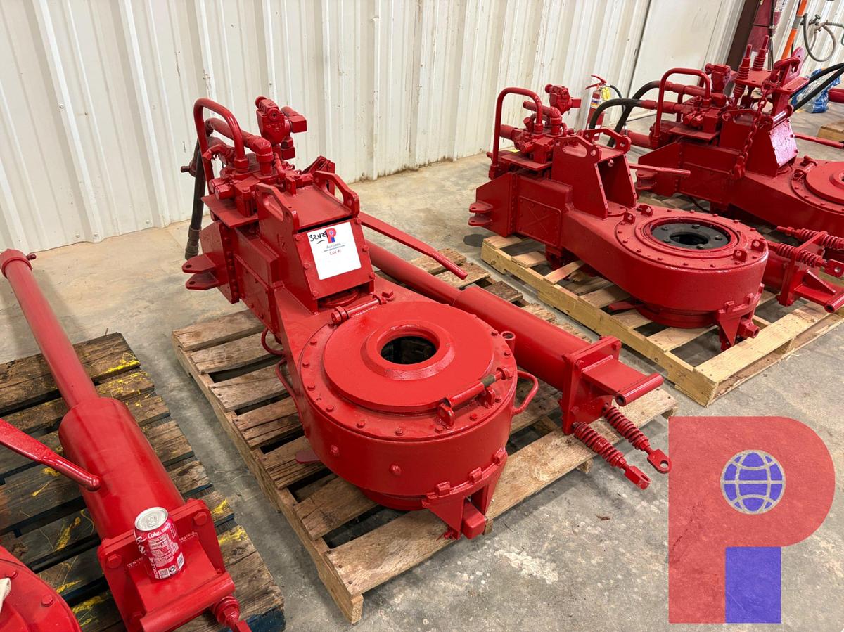 Used MODEL 58-93R HYDRAULIC TUBING TONG W/ 6’ HYD. LIFT CYLINDER