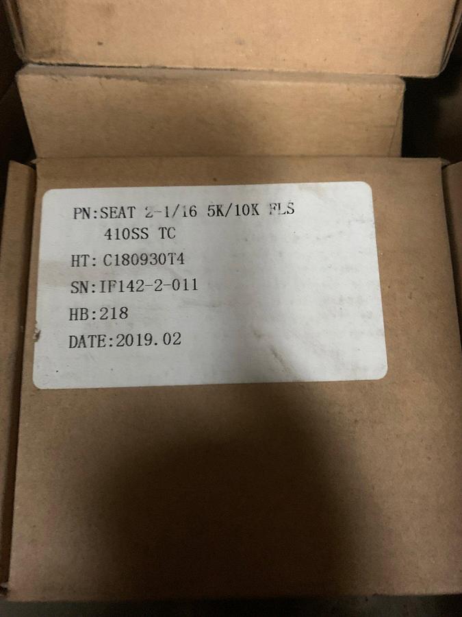 Used Lot of 2-1/16 Body Bushings, Packing, and Seat Rings