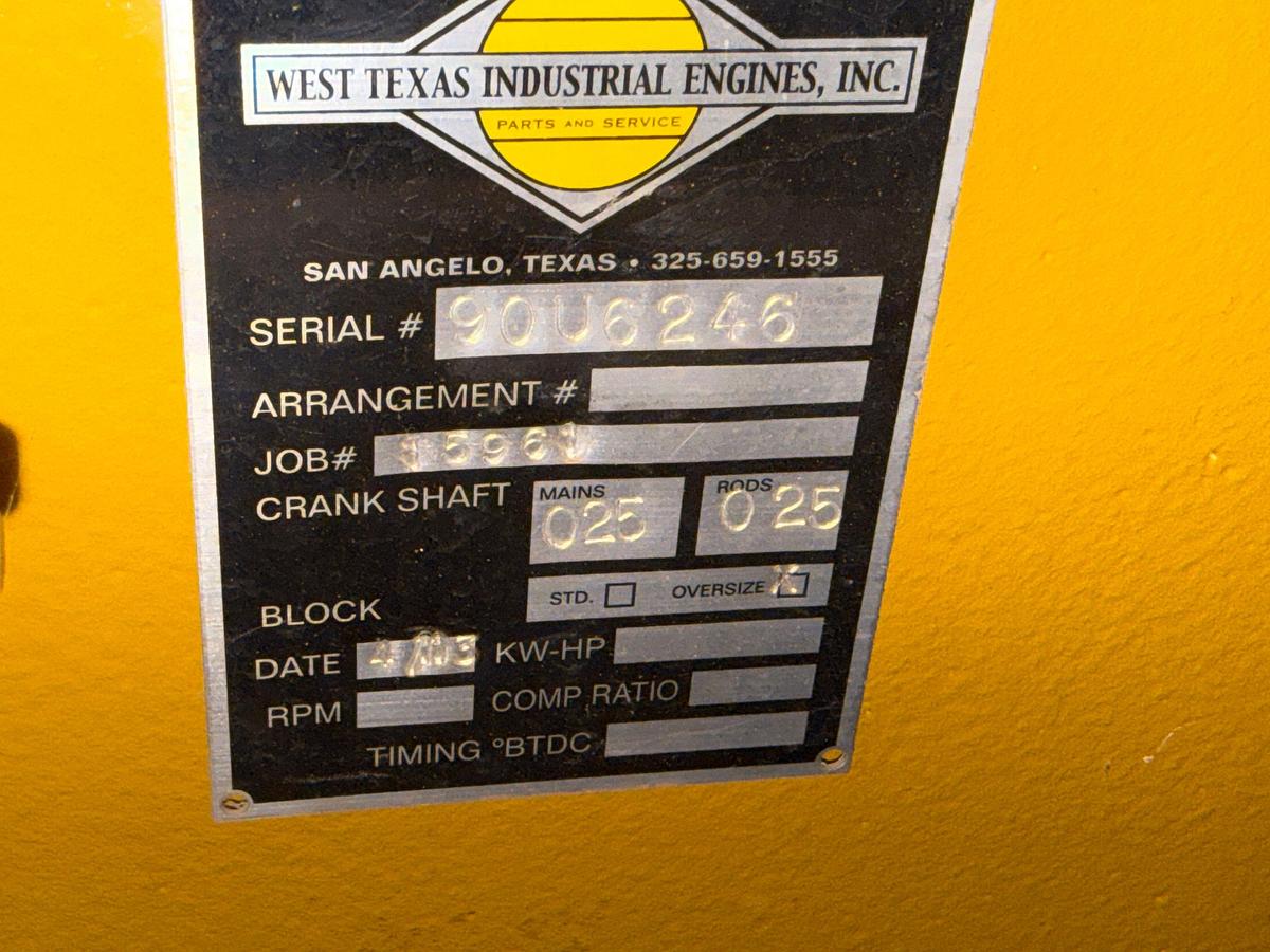 Used Caterpillar 3406TA DIESELENGINE W/ RADIATOR