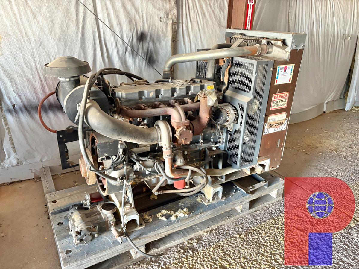 Used PERKINS 6-CYLINDER DIESEL ENGINE
