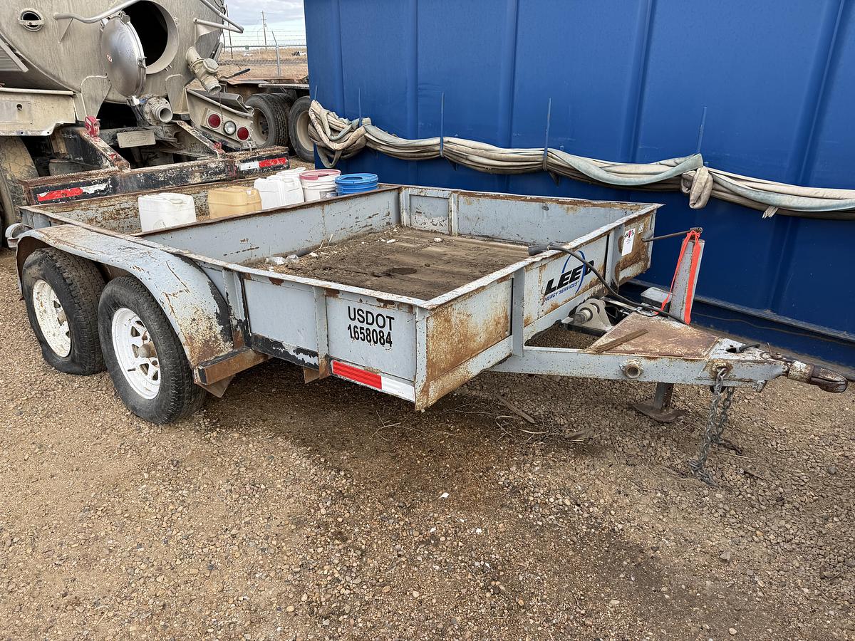Used 1996 BIG TEX 10’ T/A BUMPER PULL UTILITY TRAILER