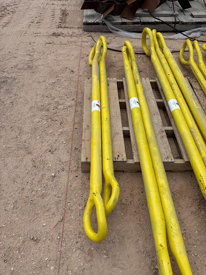 Used (2) 1-3/4” x 84” elevator links