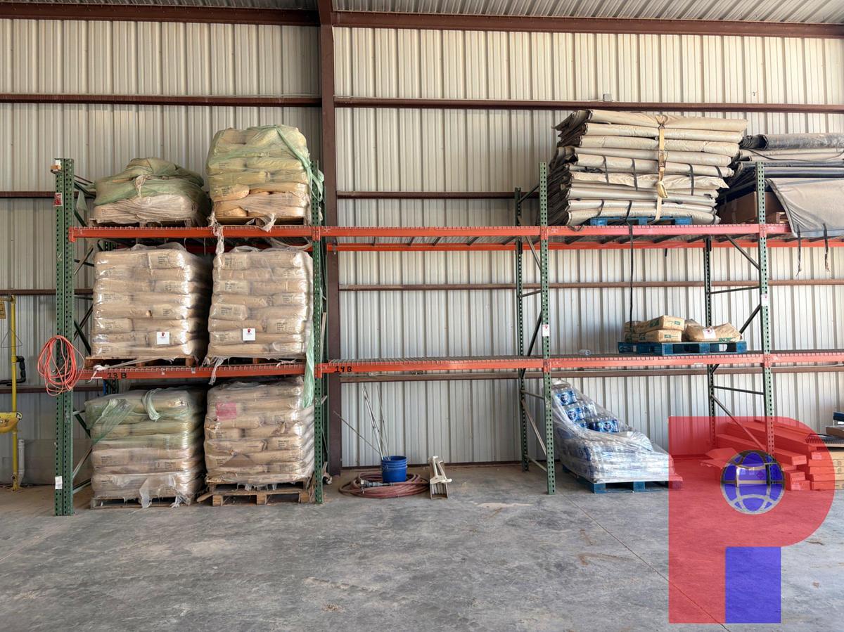 Used 41’ X 4’ X 12’ PALLET RACK SHELVING UNIT