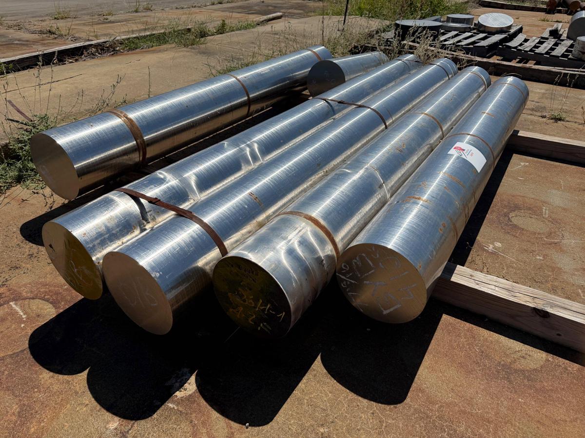 Used (6) pcs. Of Stainless Steel Round Stock