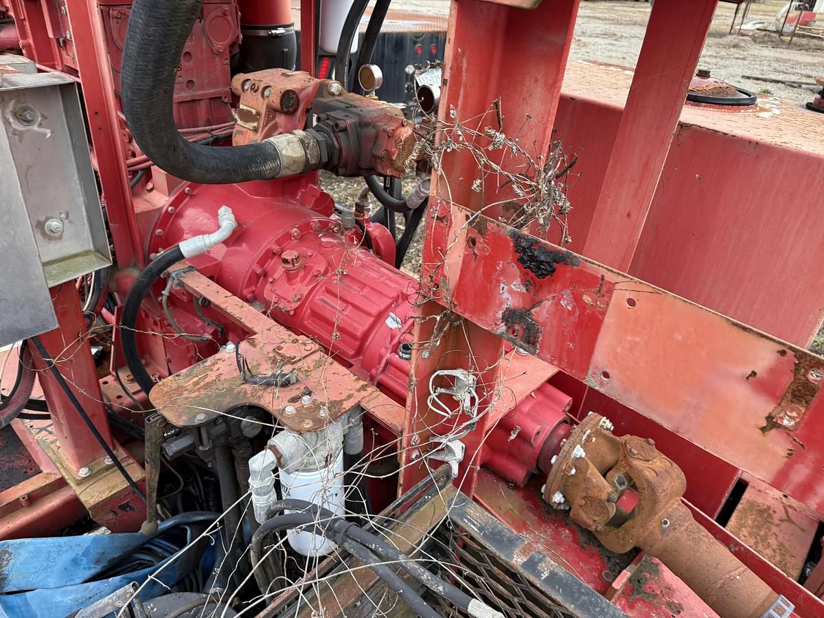 Used 26’ X 92” WELL SERVICE PUMP SKID W/ CUMMINS QSX15 400 HP & ALLISON HT750 POWER UNIT