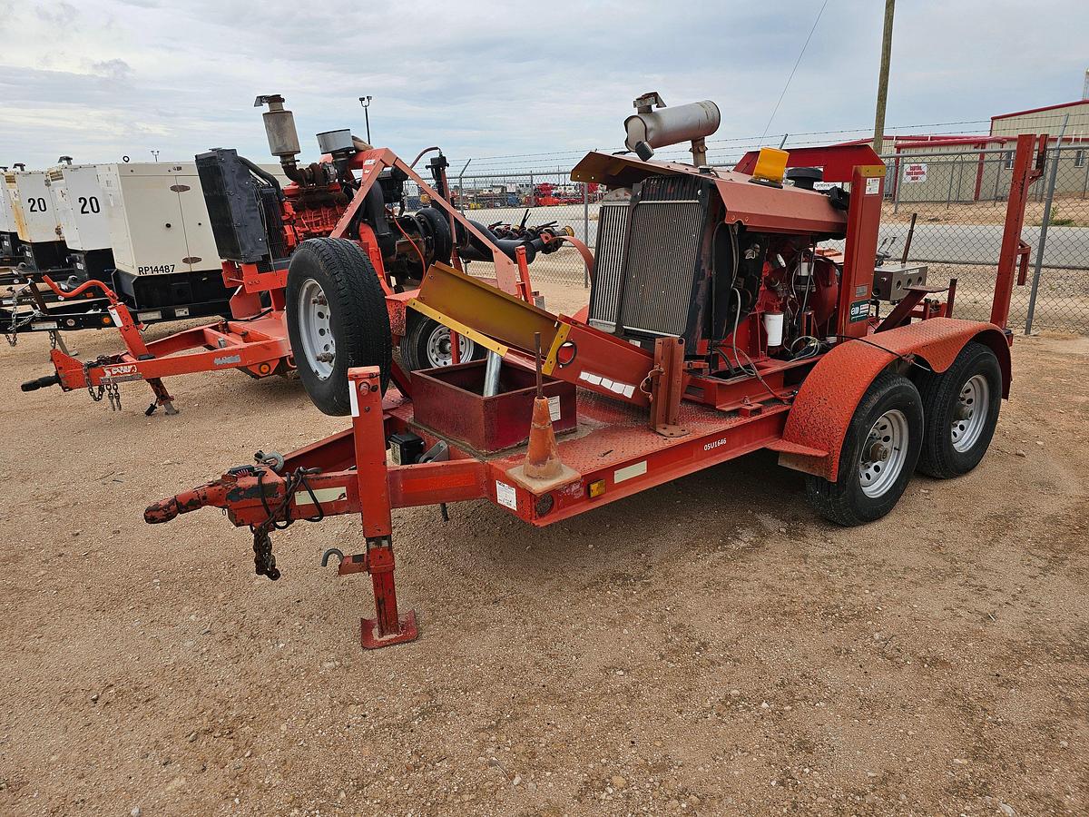 Used Reliable Pumps RD105DHT HYDROSTATIC TEST TRAILER
