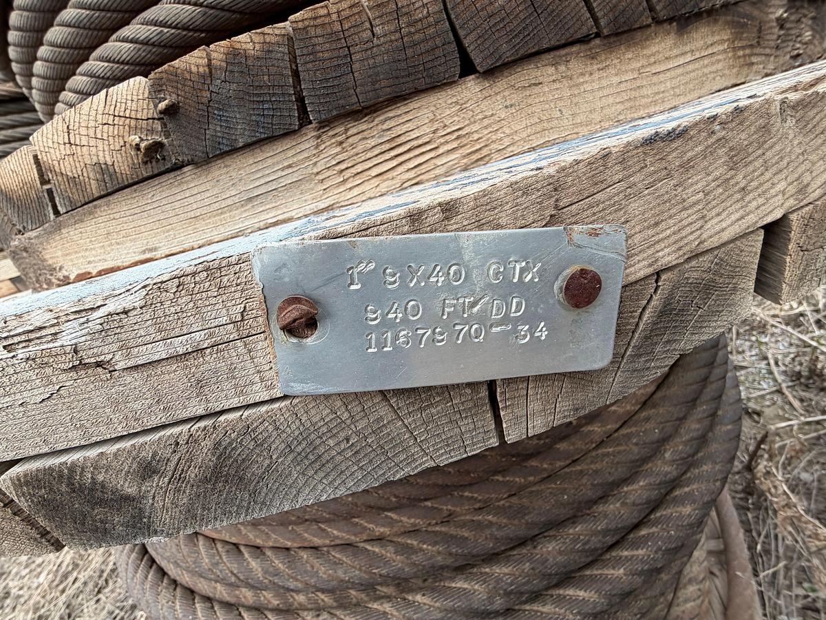 Used (13) SPOOLS OF 1" USED DRILL LINE