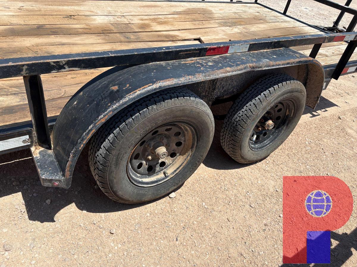 Used 2023 P&C 14.5’ X 6.5’ T/A BUMPER PULL UTILITY TRAILER