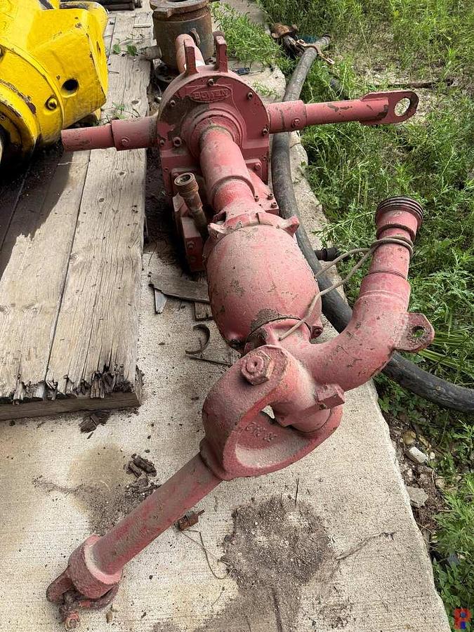 Used KING 53GA2 POWER SWIVEL W/ BOWEN GEAR BOX, (2) HYDRAULIC MOTORS