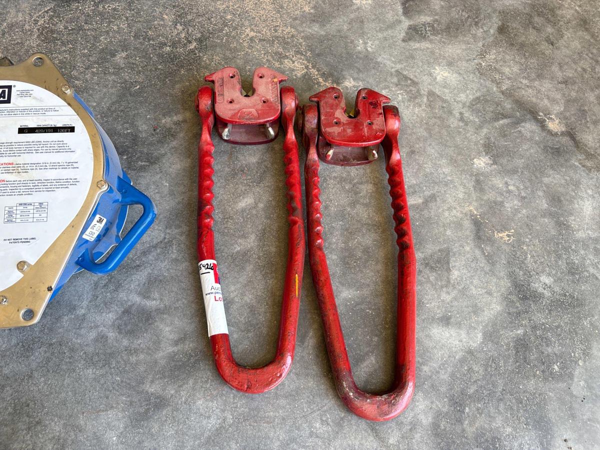 Used (2) OBANNON 5/8 - 3/4 rod elevators