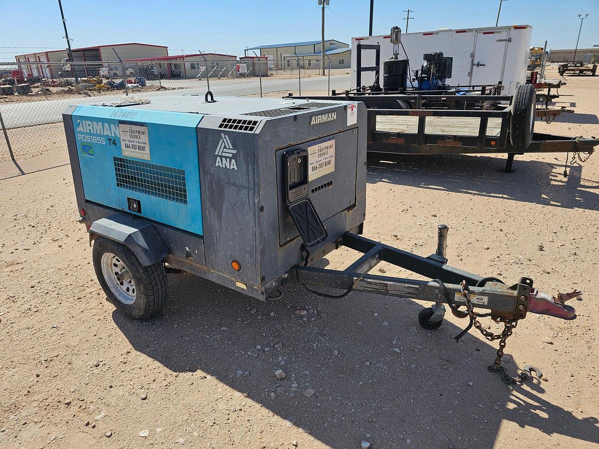 Used 2020 ALLIANCE NORTH AMERICA AIRMAN PDS185S-6E1 S/A TOWABLE AIR COMPRESSOR