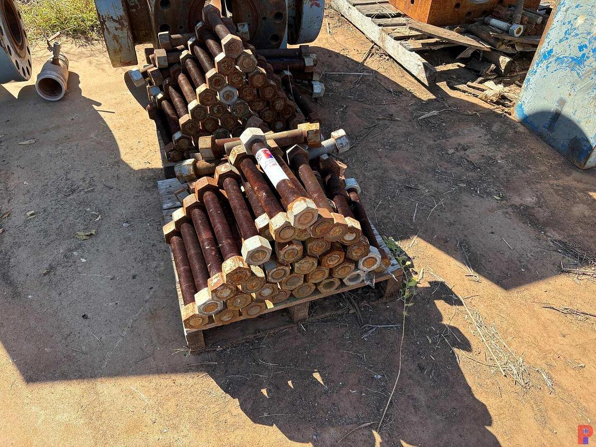 Used (2) PALLETS W/ (100) 1-1/2” STUDS