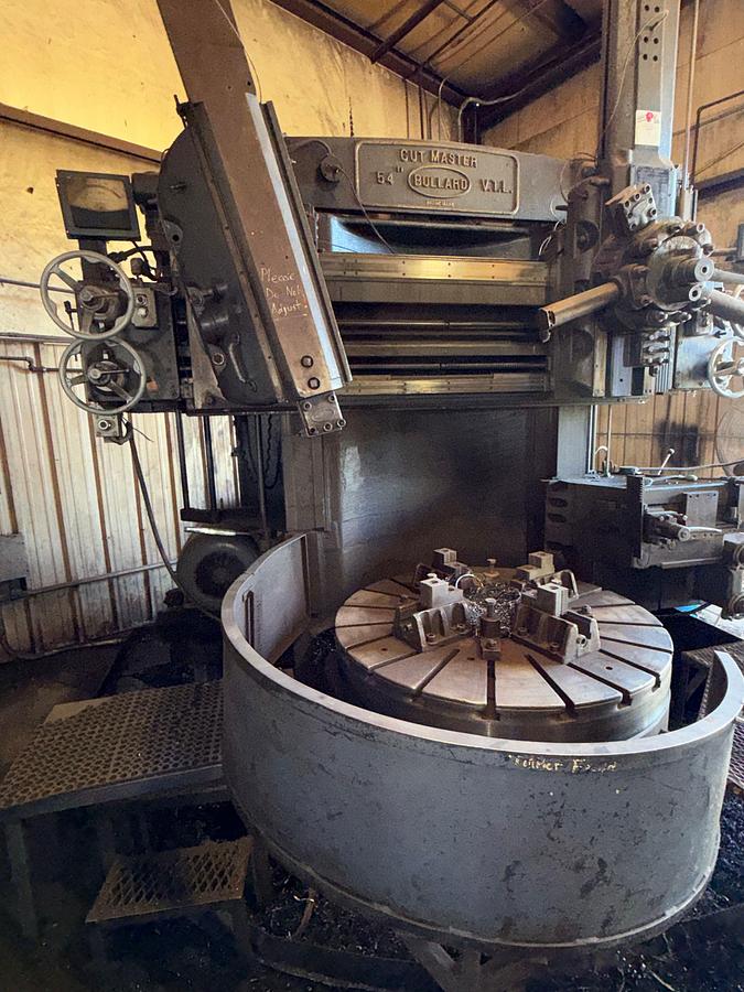 Used BULLARD 56” CUT MASTER VERTICAL TURRET LATHE (VTL)