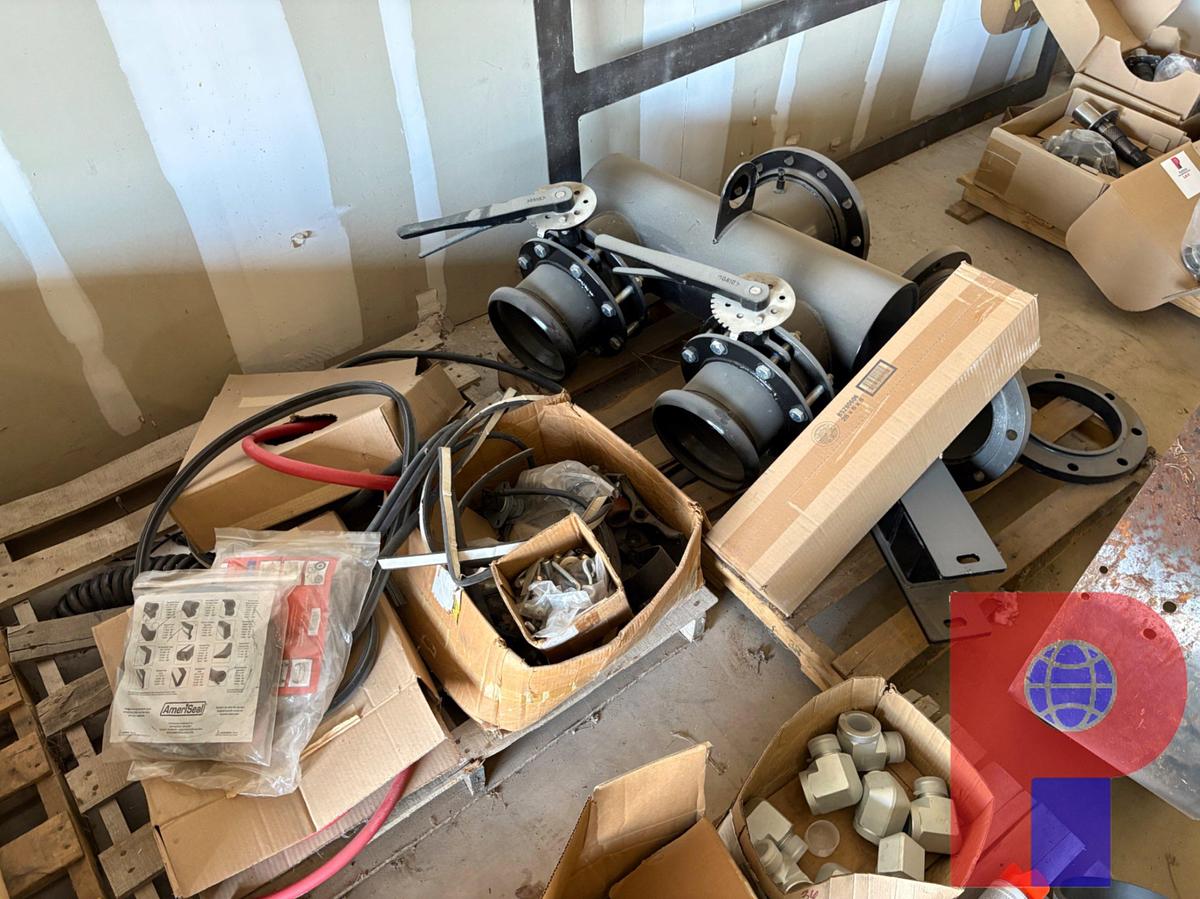 Used (8 PALLETS) OF ASSORTED BLENDER & REEL TRAILER MFG PARTS