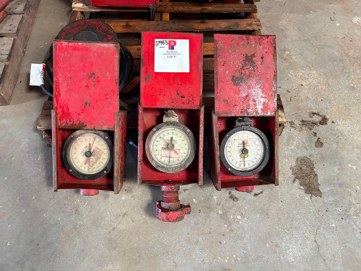 Used (3x$) TOTCO hydromast weight indicators