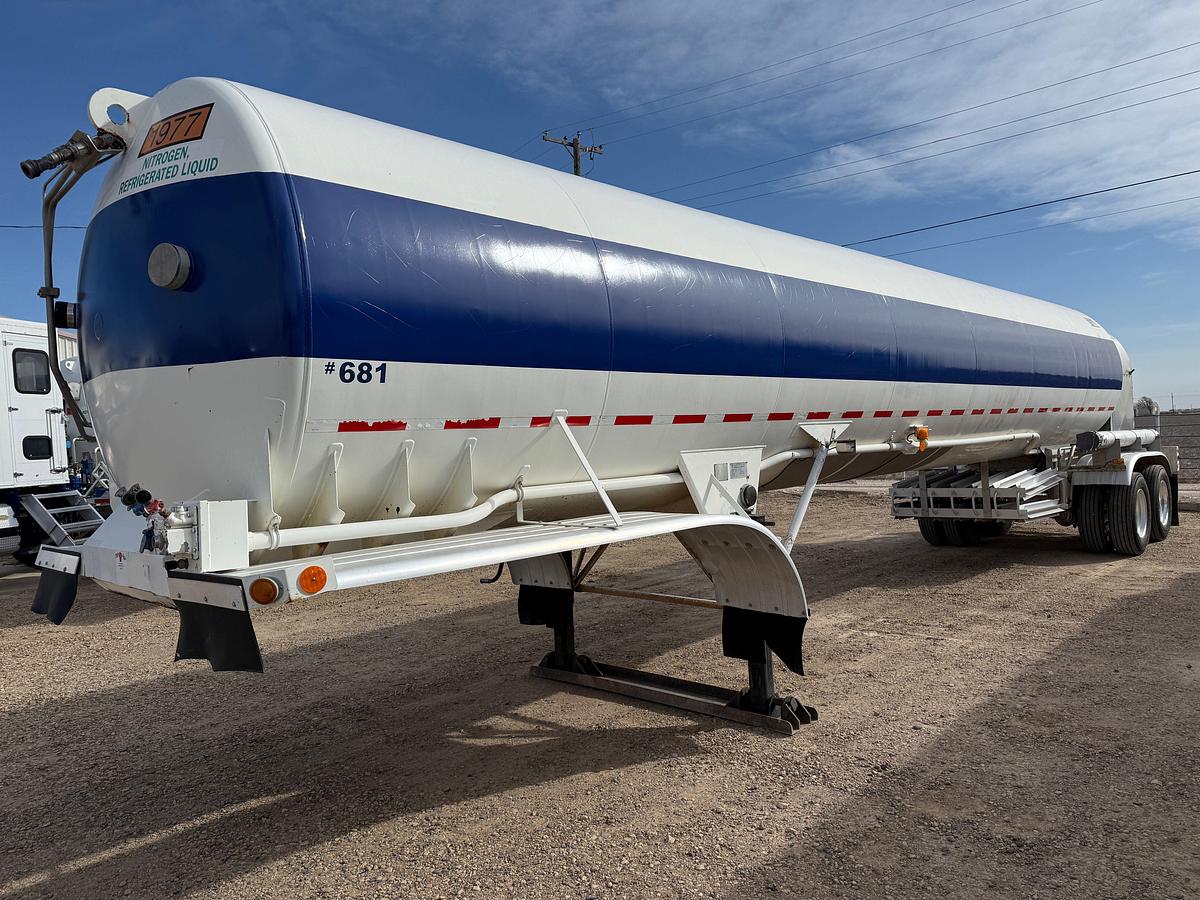 Used 2009 CS&P  7,600 GAL. LN2 NITROGEN T/A TRANSPORT TRAILER