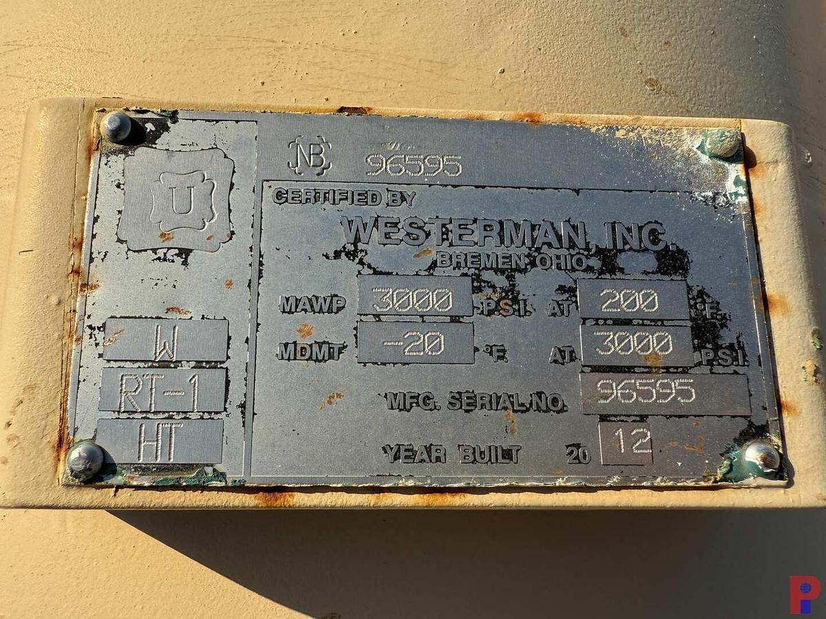 Used WESTERMAN 24” X 8’ 3,000 PSI VERTICAL SAND SEPARATOR