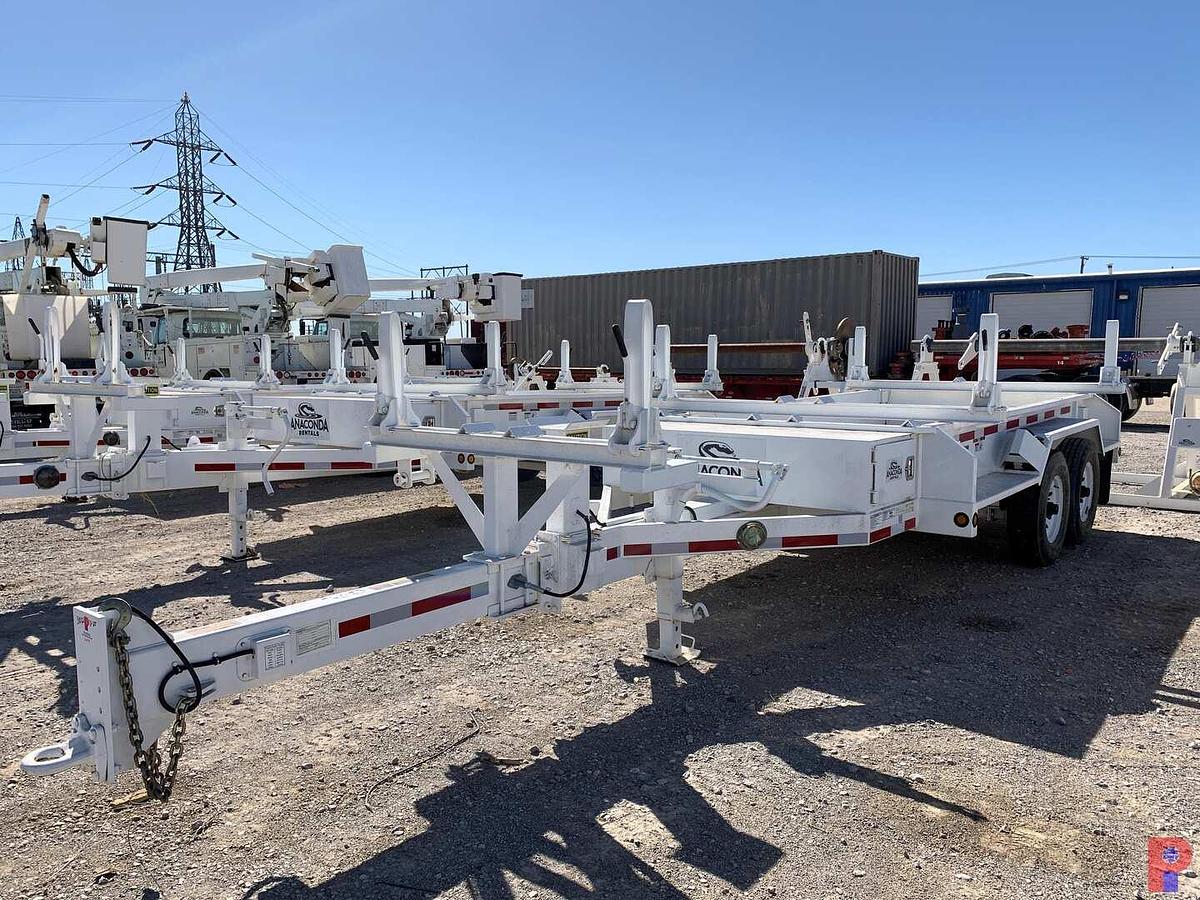 Used 2017 BROOKS BROTHERS TRAILERS  21’ T/A PINTLE HITCH POLE TRAILER