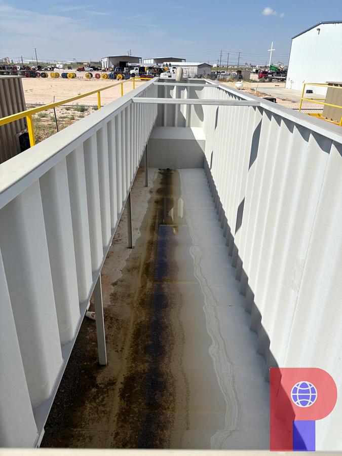 Used 42’L X 8.5’W X 9.5’H S/A OPEN TOP FRAC TANK