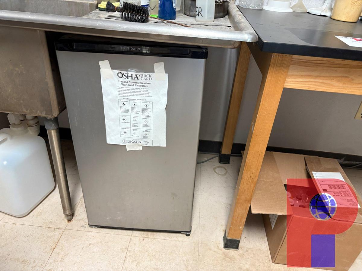 Used 6’ X 2.5’ X 3’ WORK TABLE W/ LAB EQUIPMENT
