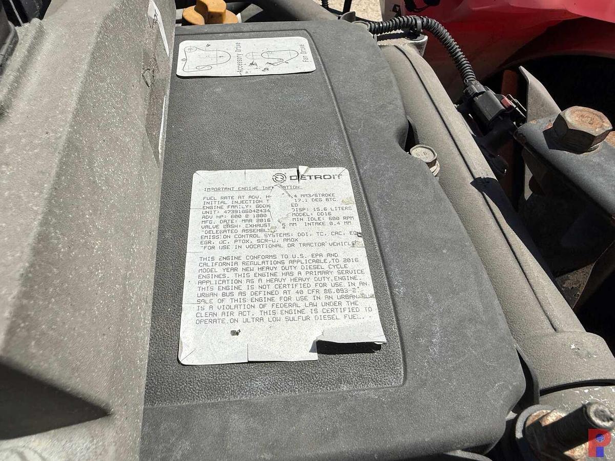 Used 2017 FREIGHTLINER CASCADIA PX125084ST TRI AXLE DAY CAB TRUCK TRACTOR