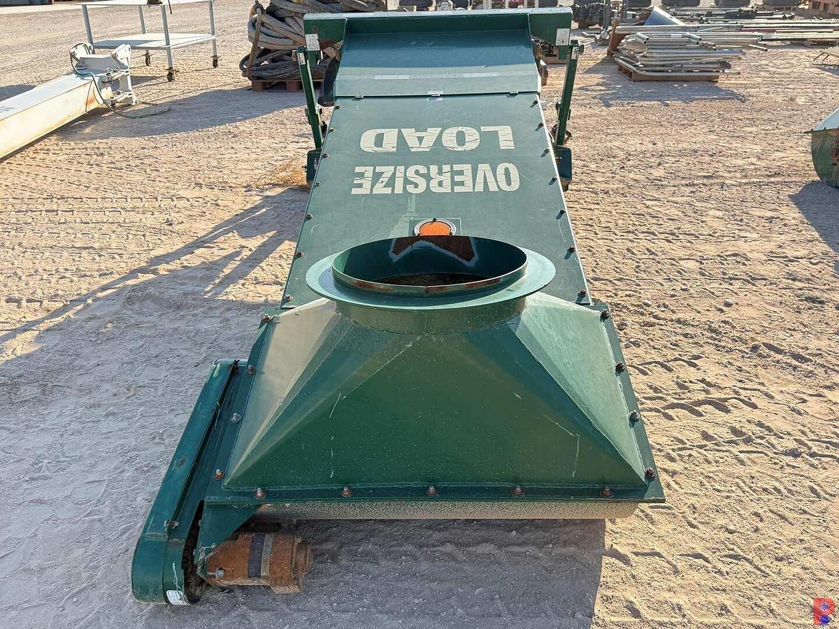 Used (2) 11’ X 3’ HYDRAULIC TILT CONVEYORS & (2) 22’ X 32” CONVEYOR TROUGH F/ SAND KING