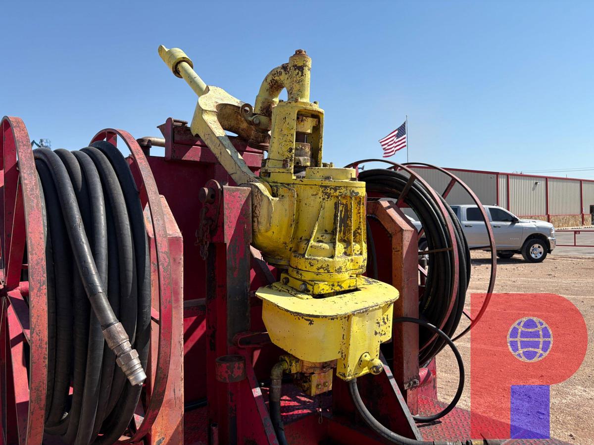 Used BOWEN 2.5 85-TON POWER SWIVEL MOUNTED ON 17’ T/A BUMPER PULL TRAILER