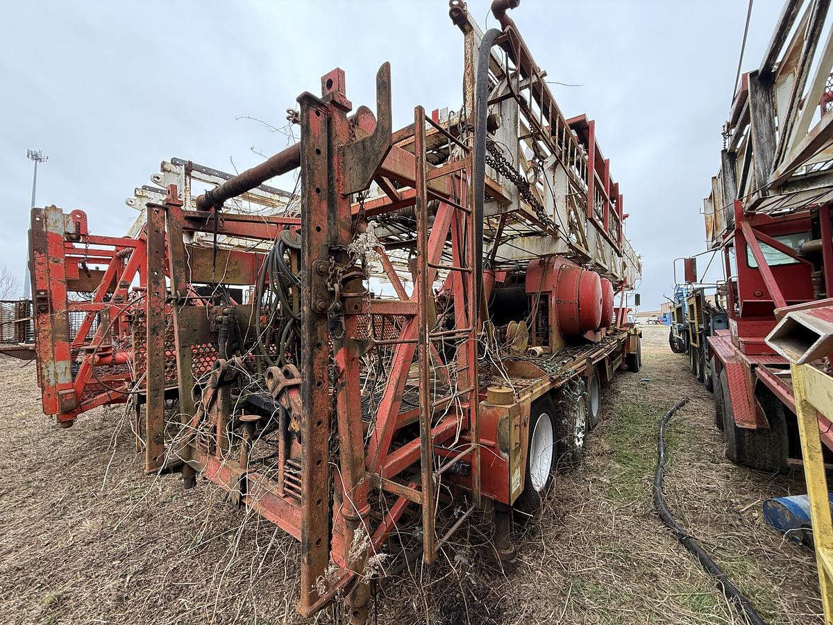 Used 1982 COOPER LTO 350 DD 97’-200K 5-AXLE WELL SERVICE WORKOVER RIG