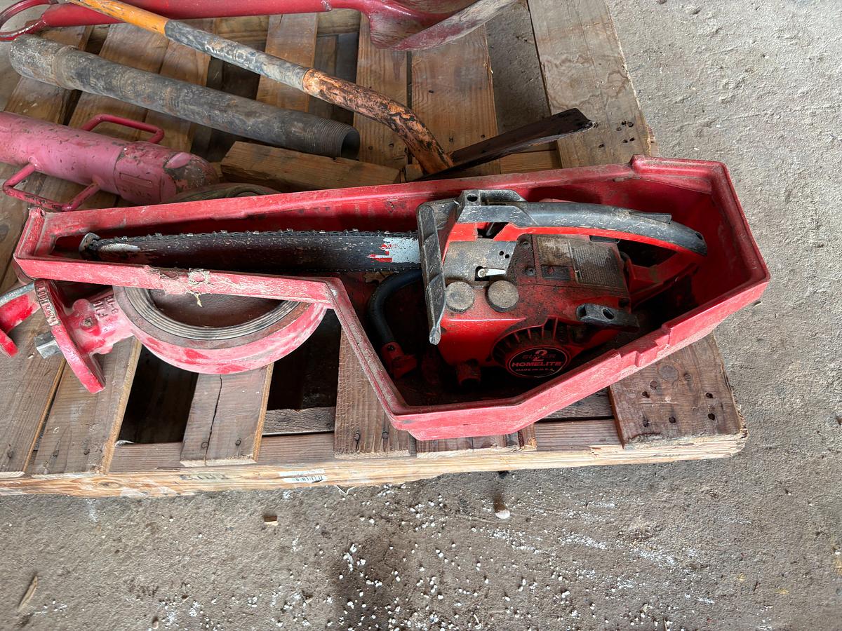 Used 2 PALLETS W/ MISC UNSUED TORO STARTER , POWER STEERING PUMP, BOX OF WELDCRAFT UNUSED PARTS, BOX OF BRGS. & SEALS