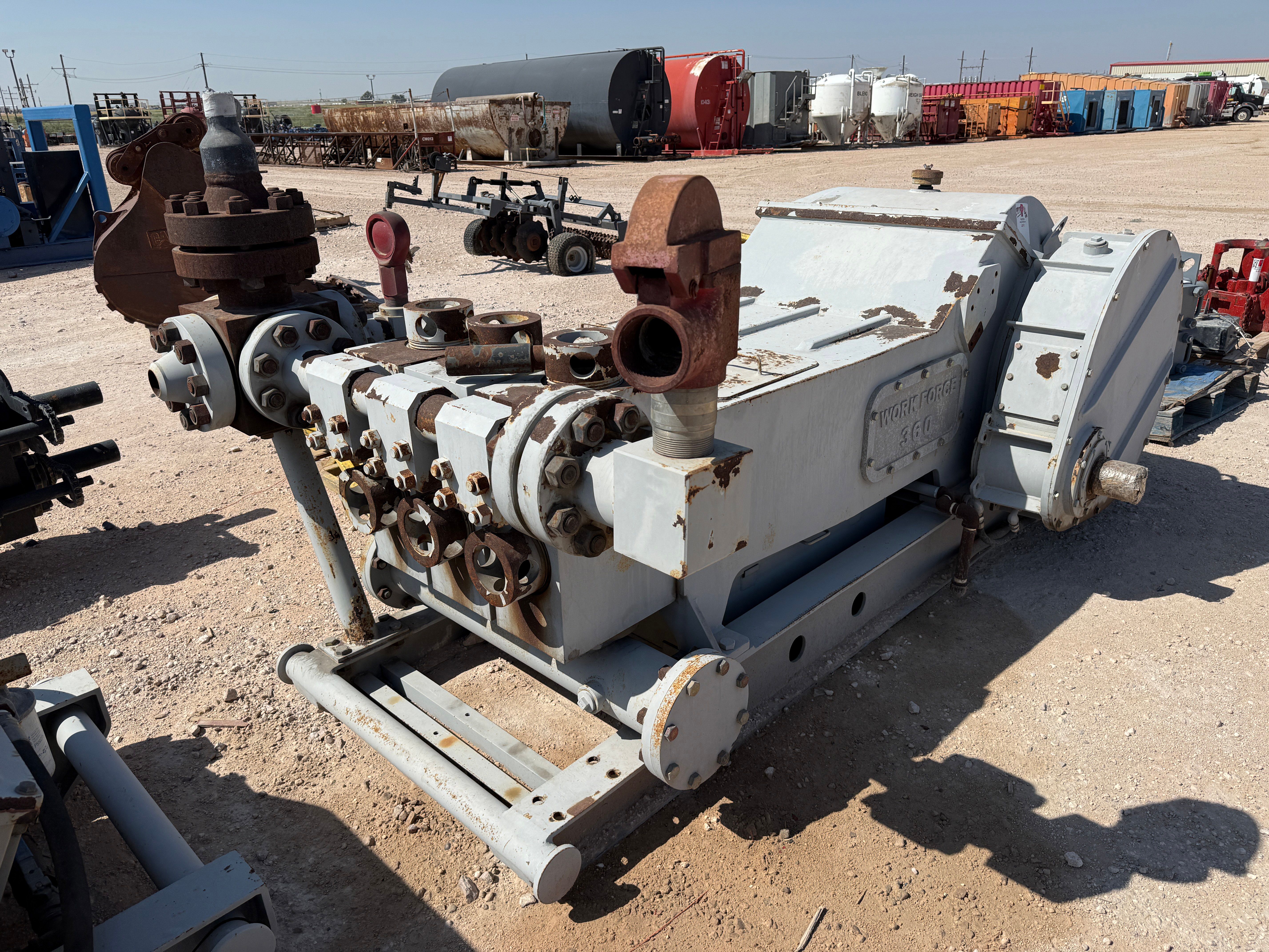 Used WORK FORCE WF-360 5K WP TRIPLEX WELL SERVICE PUMP