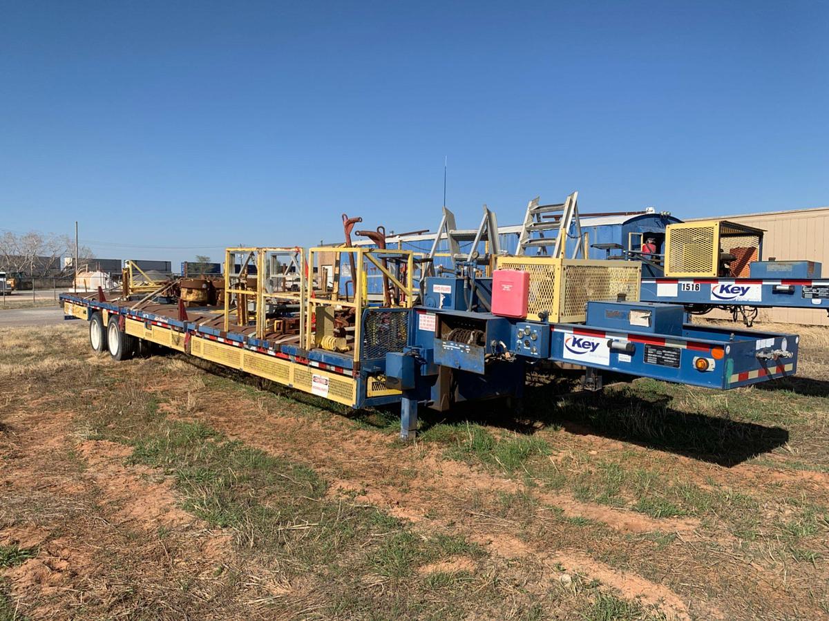 Used 2013 EMI 40-SD252 Hydraulic Catwalk Pipe Handler Trailer