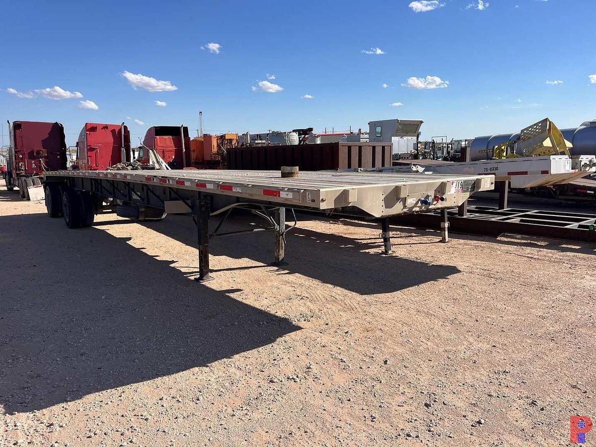 Used 2013 TRANSCRAFT EAGLE II 48’ X 102” T/A FLATBED TRAILER