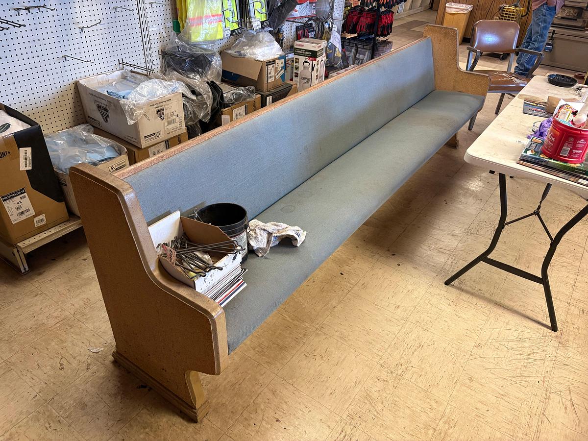 Used (2) 10’L church pews
