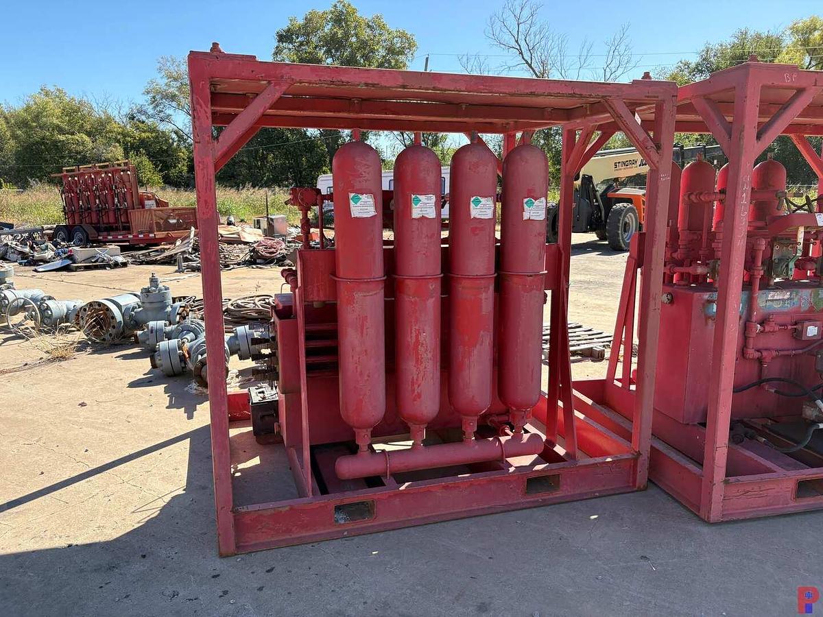 Used 4-STATION CLOSING UNIT SKID