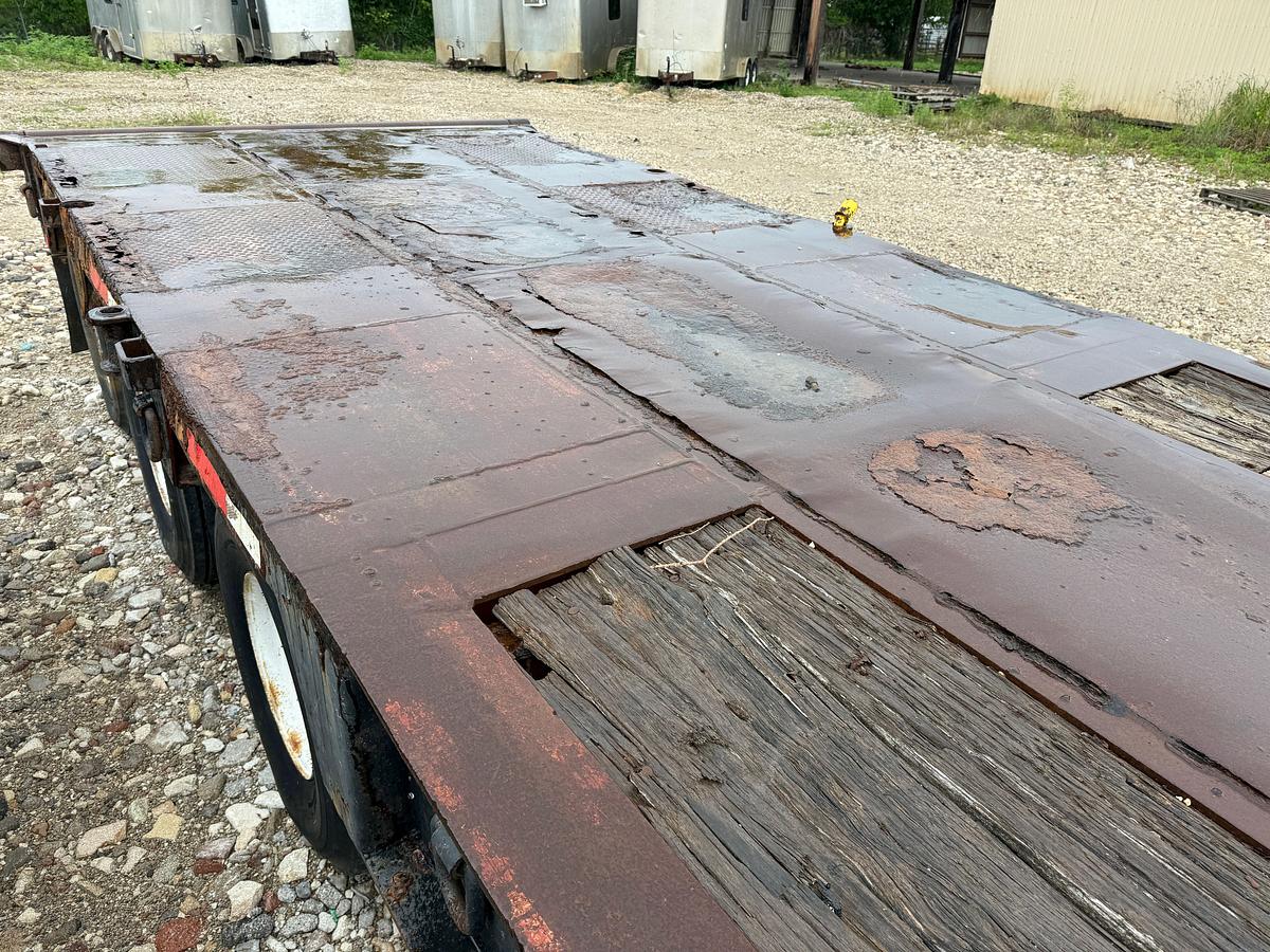 Used 1981 LUFKIN  34' X 96" 3-AXLE NARROW NECK LOWBOY TRAILER