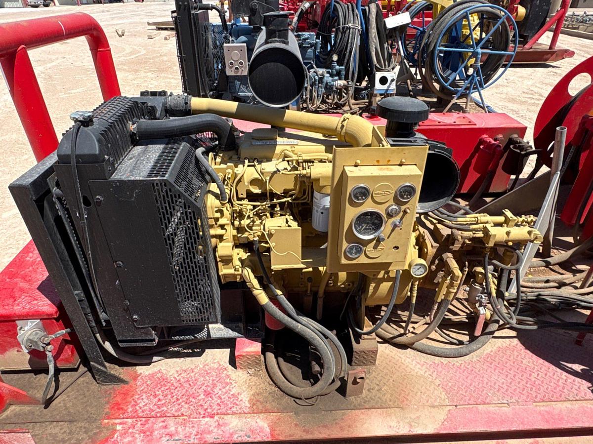 Used Evco 85-ton power swivel unit, skidded