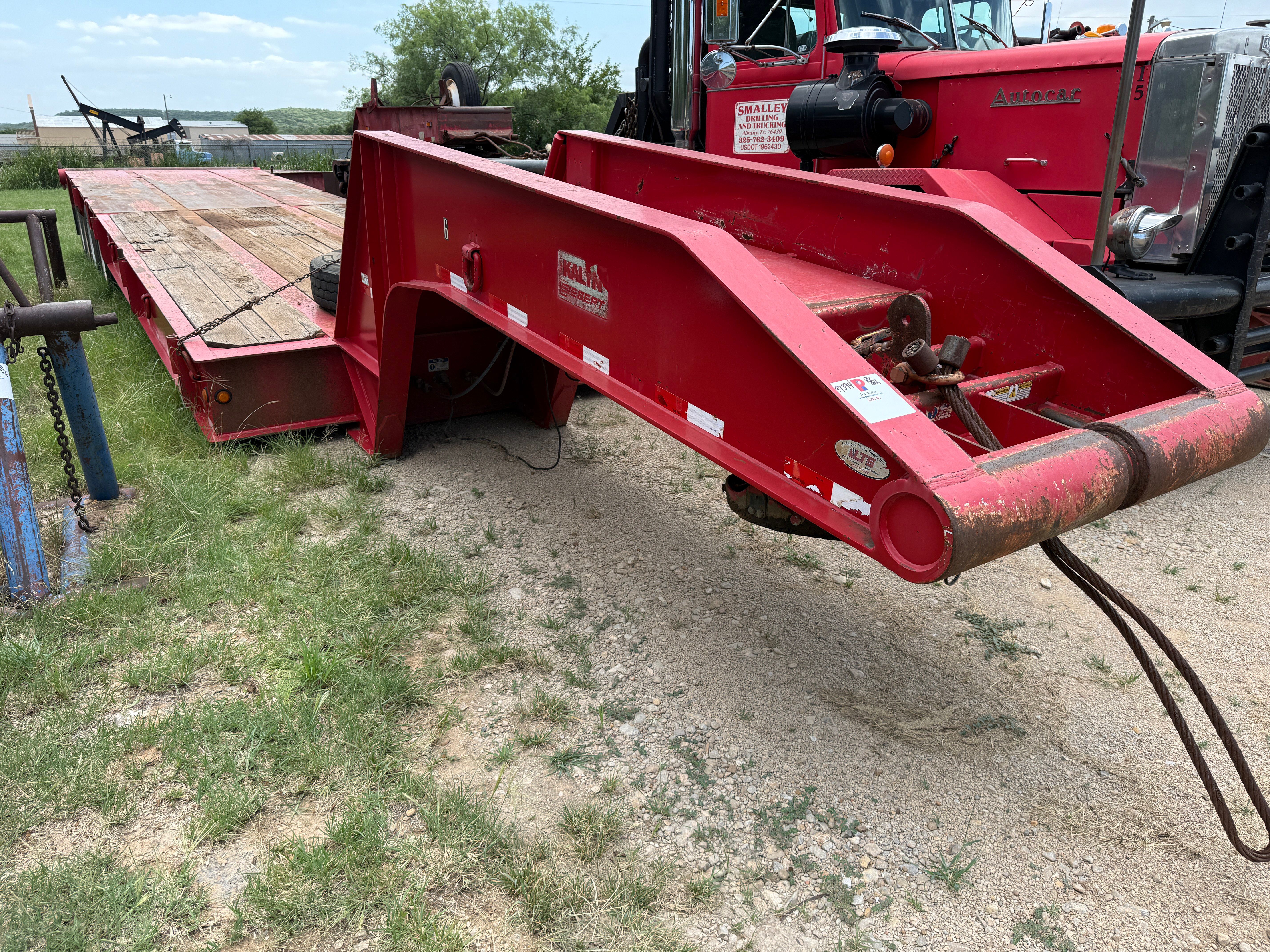 Used 2013 KALYN SIEBERT 49’ X 102” 60-TON 4-AXLE LOWBOY TRAILER