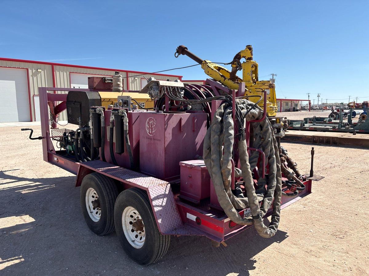 Used 2008 LOGAN PS-85 POWER SWIVEL MTD ON T/A GOOSENECK TRAILER