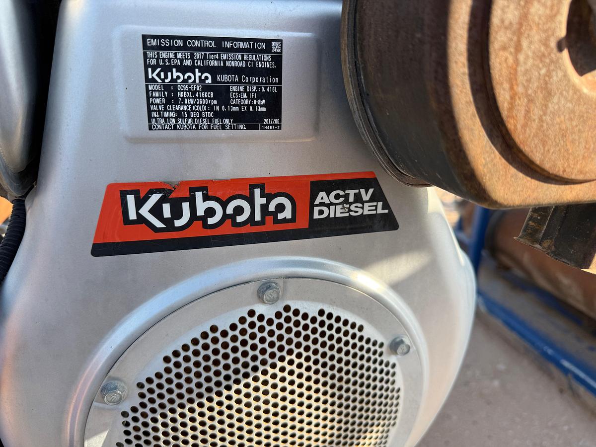 Used 3K WP 2-BOTTLE ACCUMULATOR NITROGEN BACKUP / TEST SKID P/B KUBOTA ACTV DIESEL ENGINE