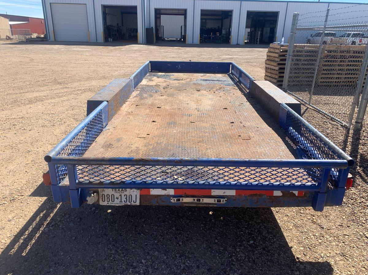 Used 18’ x 7’ Bumper Trailer 180” WB 7,000lbs axles