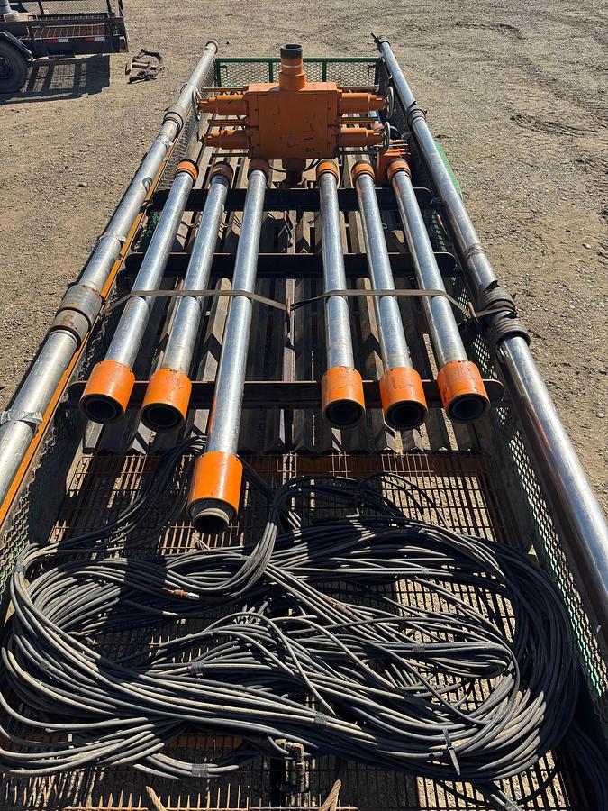 Used 2017 STEWART WIRELINE LUBRICATOR WITH BOP TRAILER