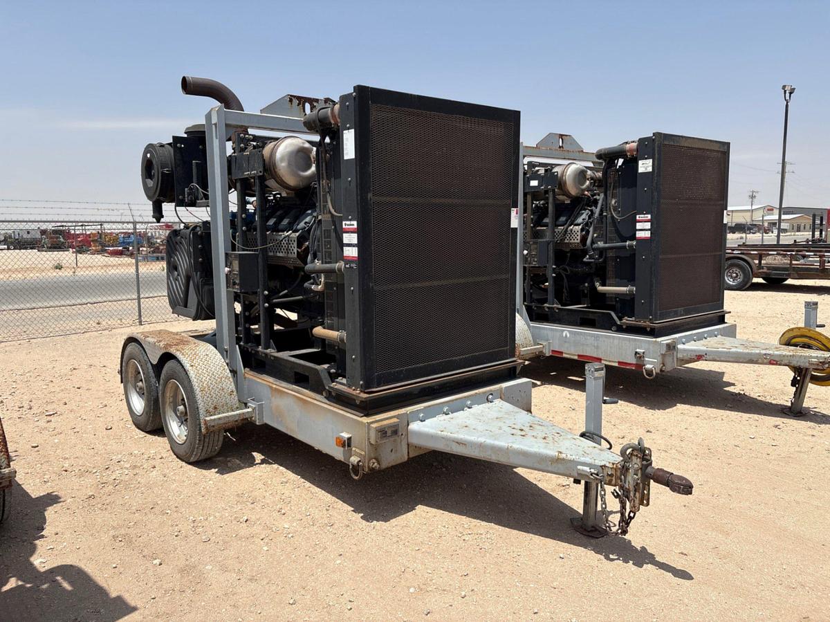 Used 2019 RWN PUMP & FABRICATION  PIONEER 6 X 8 WATER TRANSFER PUMP TRAILER