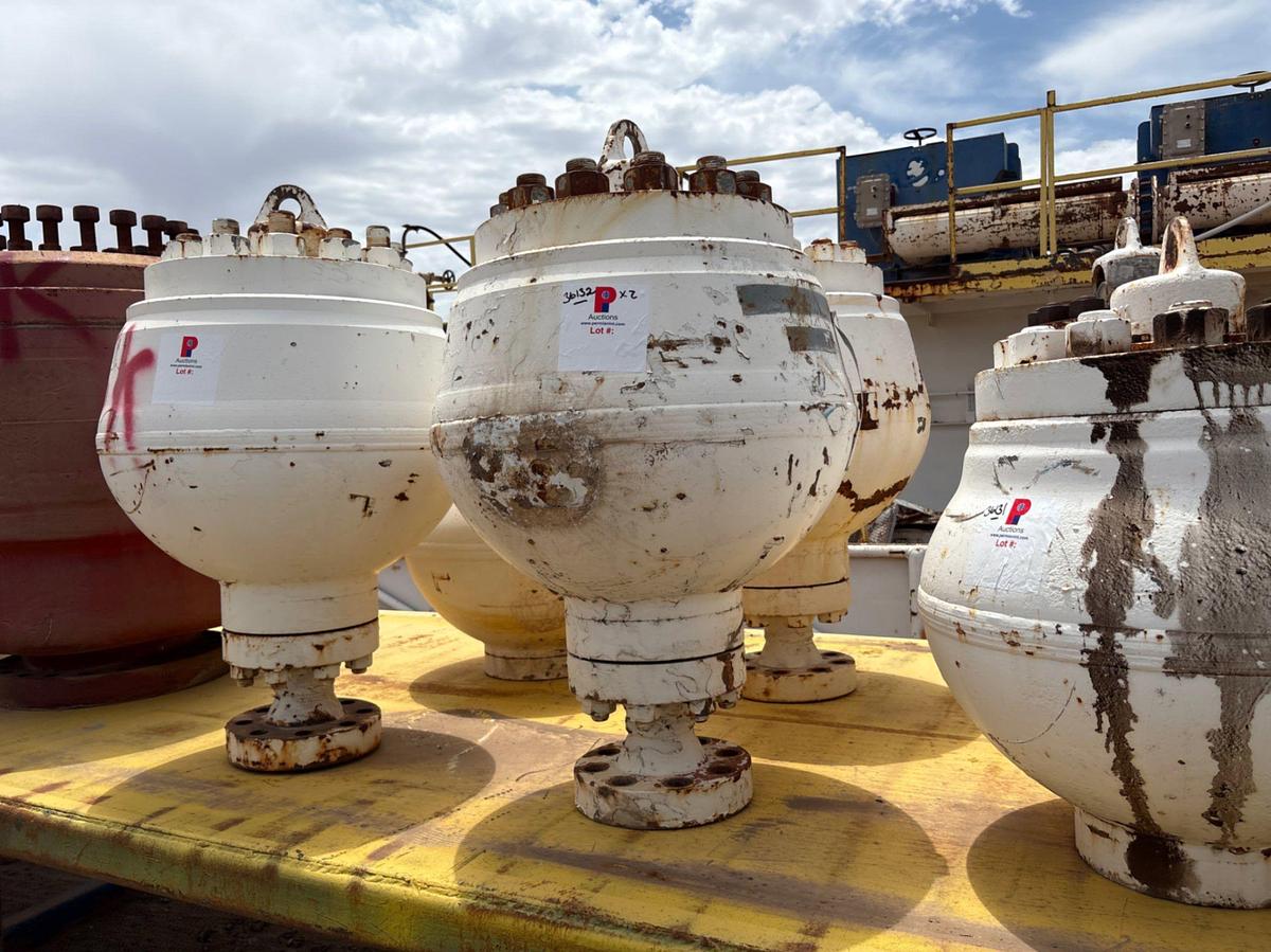 Used (2) HYDRIL 5K pulsation dampeners