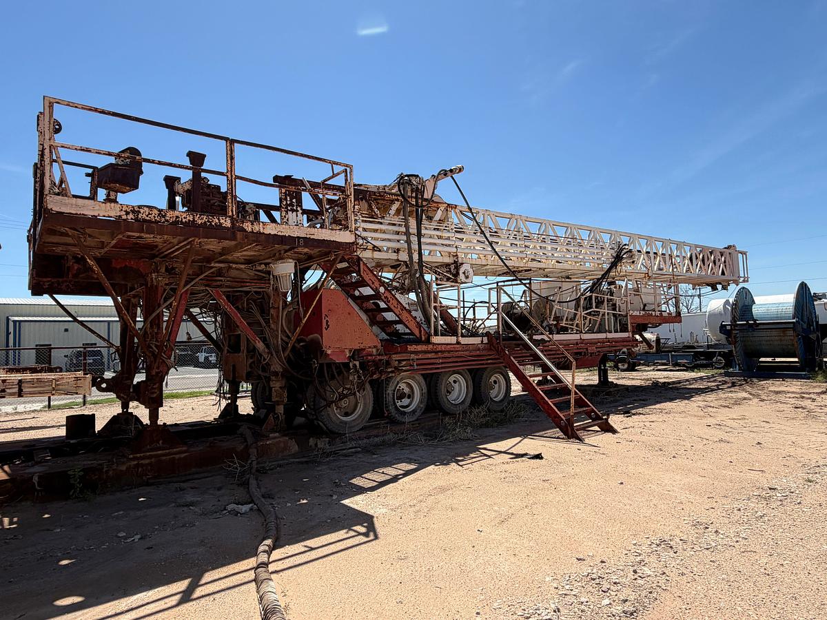Used Walker Neer Apache 500 HP Trailer Mtd. Drilling Rig