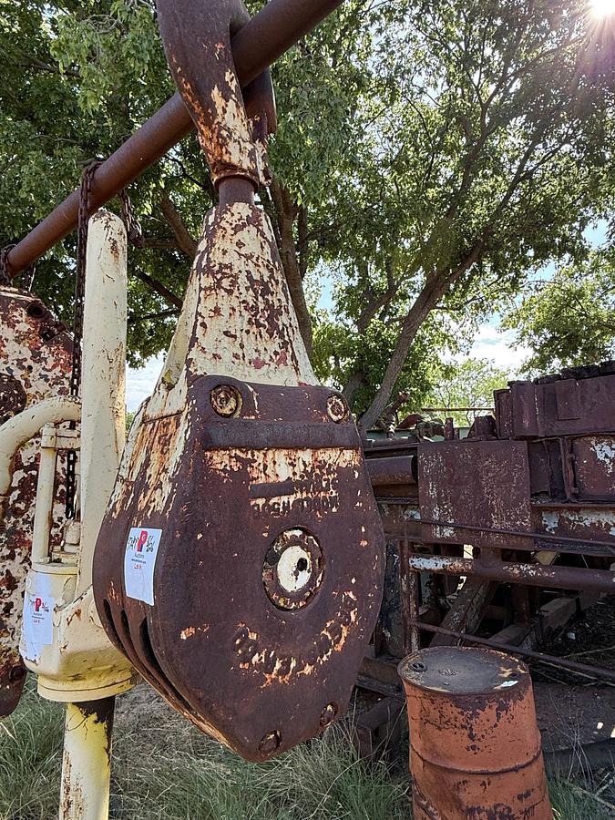 Used BREWSTER CO H-50-B 50-TON 3-SHEAVE BLOCK HOOK