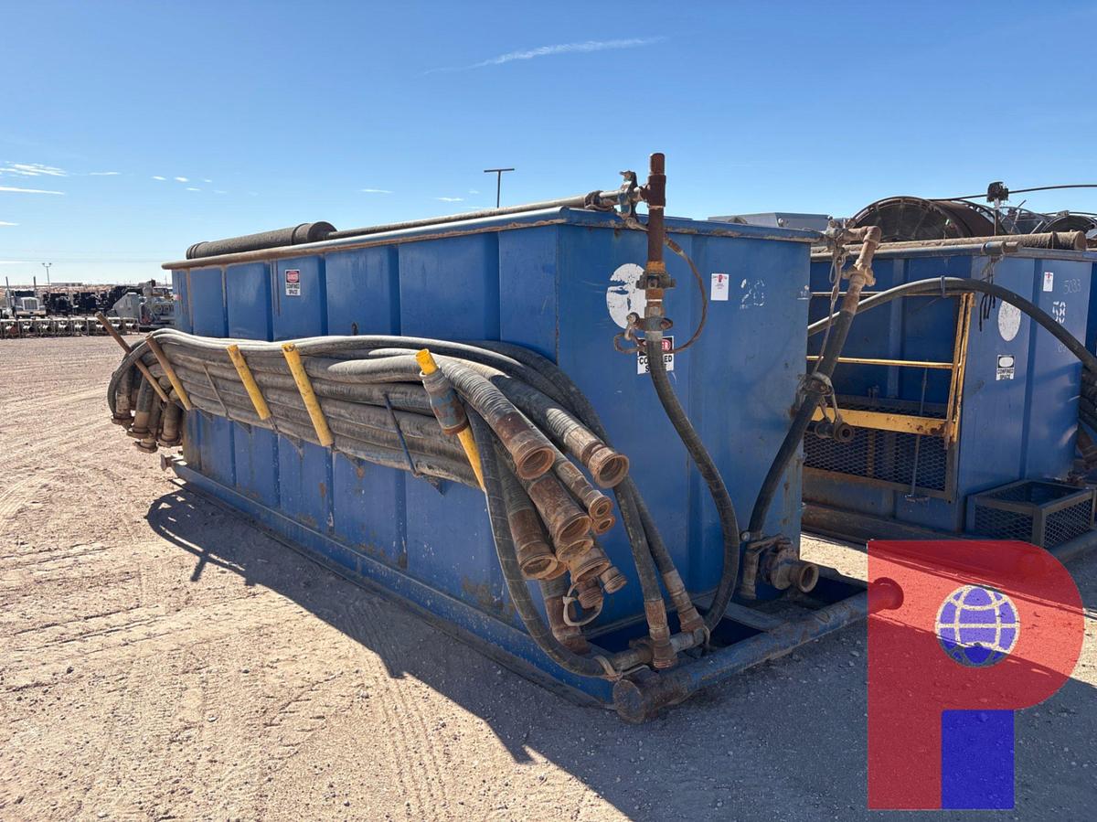 Used 18’ x 6’ x 6’ open top fluid tank