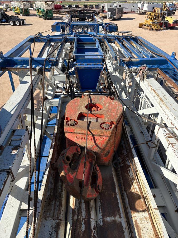 Used 2012 RIG WORKS MUSTANG 550 4-AXLE WELL SERVICE RIG