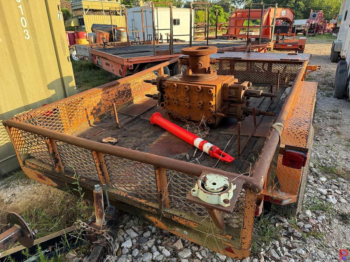 Used 12’ T/A BUMPER PULL TRAILER W/ TOWNSEND 5K HYD. DBL. BOP