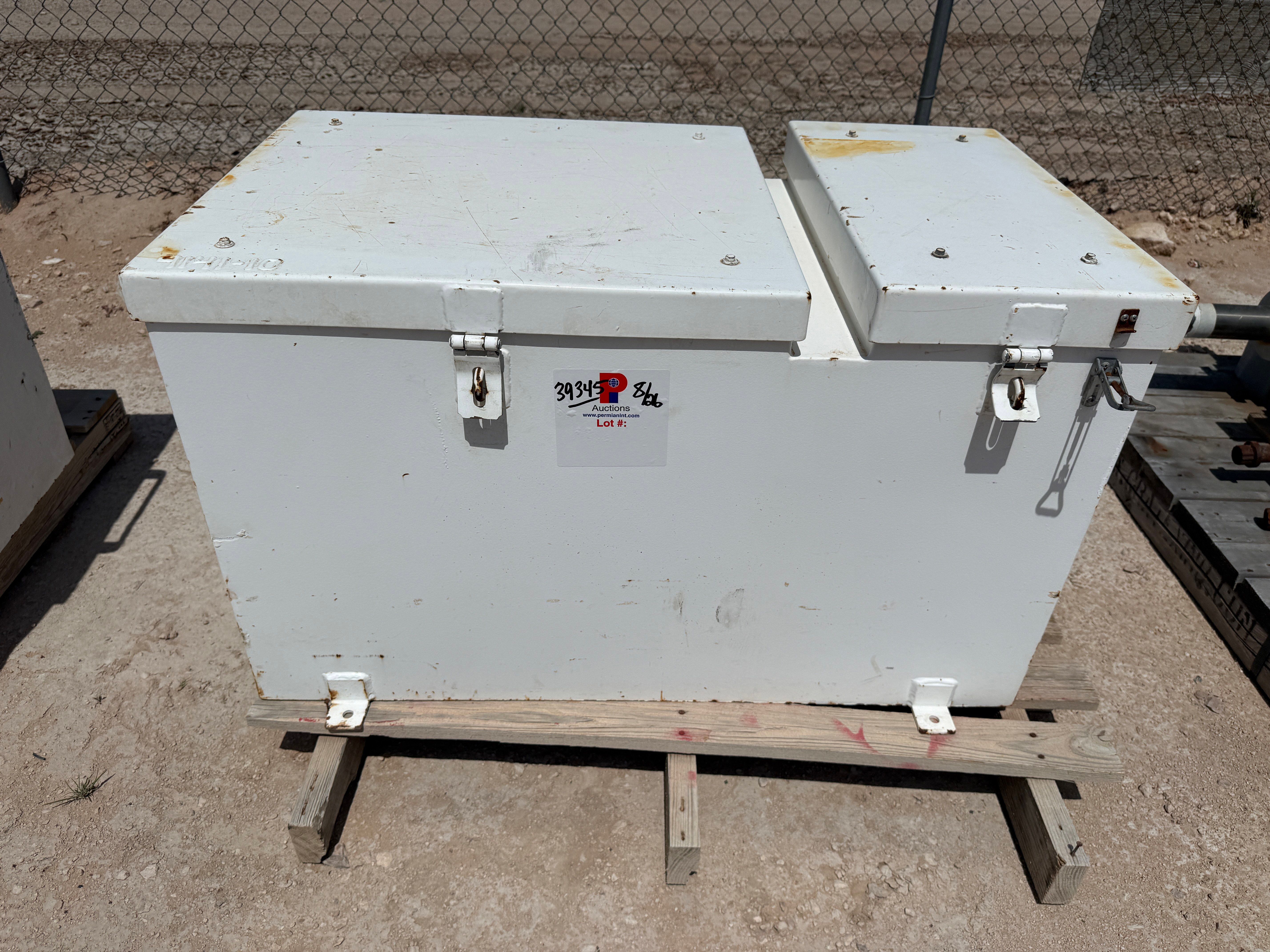 Used ARMAG CORP PRE-ENGINEERED 42”x24”x24” EXPLOSIVE STORGE BOX